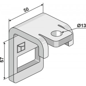 Крепление 78x8