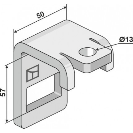 Крепление 78x8