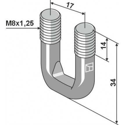 Стремянка - M8x1,25