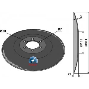 Высевающий диск Ø301x3
