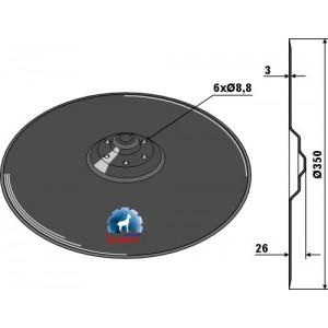 Высевающий диск Ø350x3