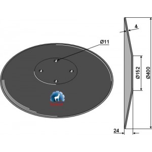 Диск гладкий 400 X 4