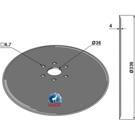 Режущий диск Ø330x4