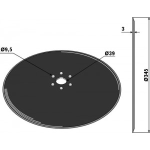 Высевающий диск Ø345x3