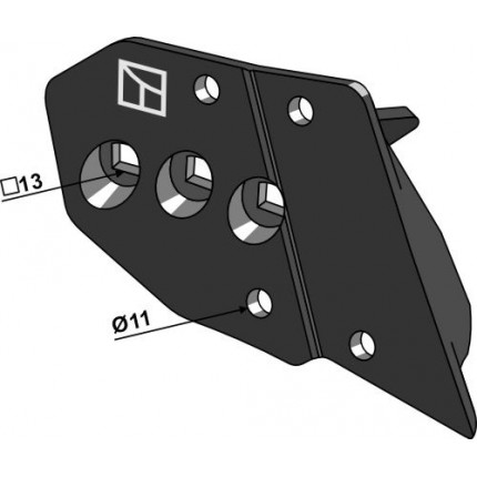 Плужный башмак левый