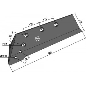 Лемех - левый