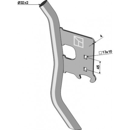Сошник - левый