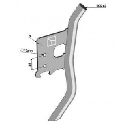 Сошник - правый