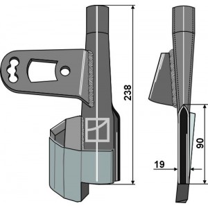 Cошник - левый