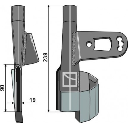 Cошник - правый